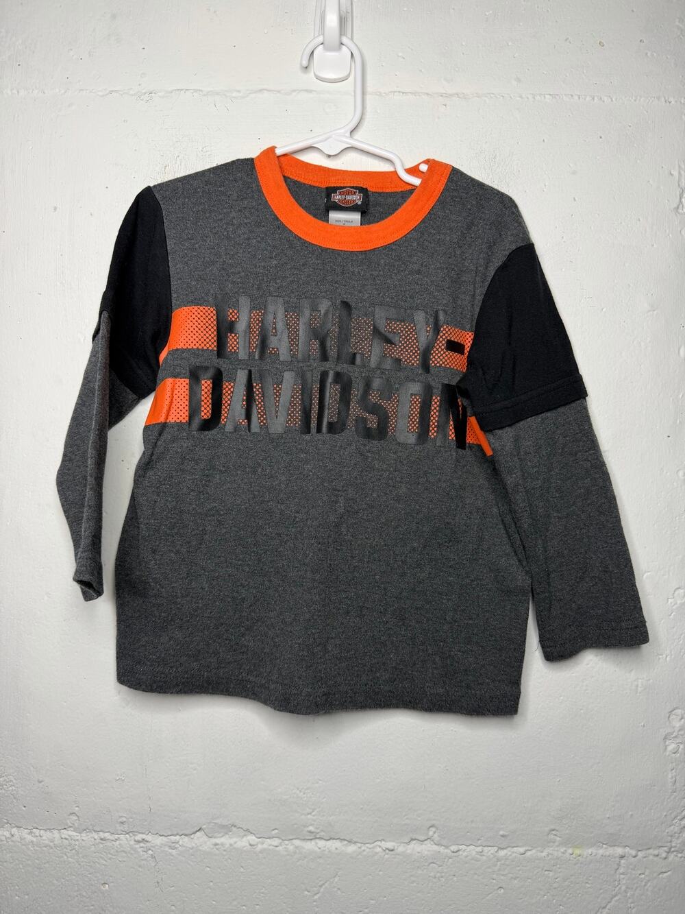 Harley Davidson 4T Boys Long Sleeve Shirt
